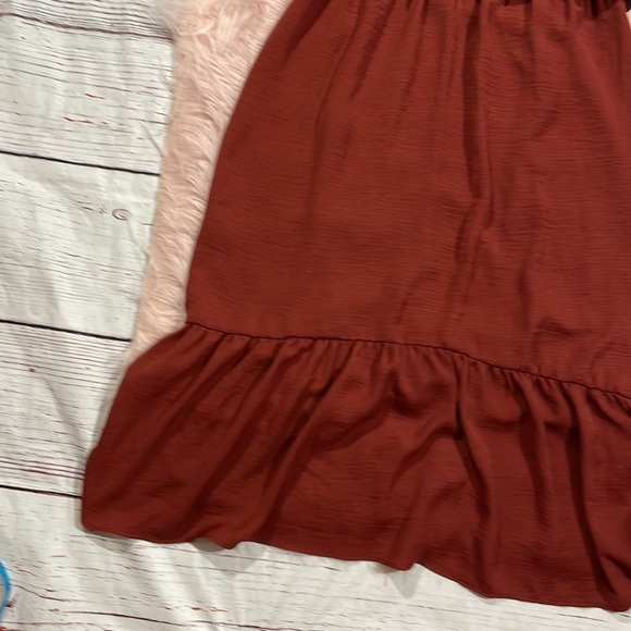 Zara Rust Midi Dress - Picture 6 of 10